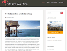 Tablet Screenshot of costaricarealstate.com